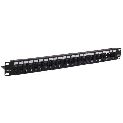 Hubbell Netselect NSPJ24 unloaded 24-port patch panel