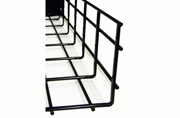 WBT4X8SBL shaped cable tray 4 x 8 x 118 Black