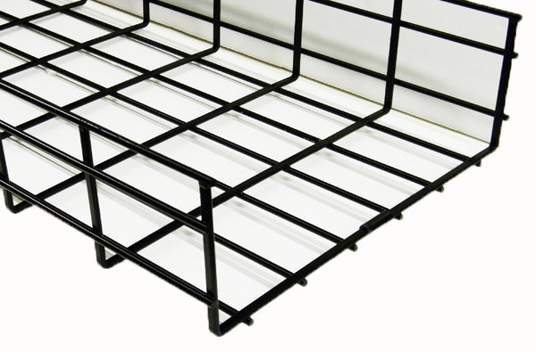 WBT4X18SBL shaped cable tray 4 x 18 x 118 Black