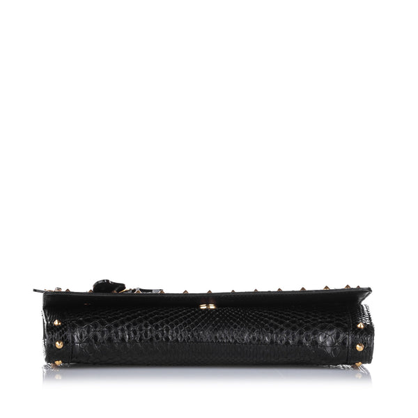 Butterfly Broadway Snake Skin Clutch Bag